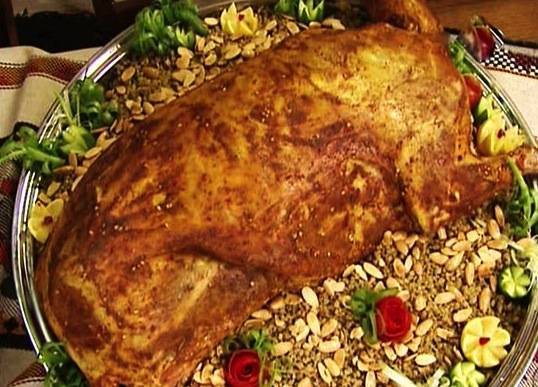 طريقة عمل كتف خروف محشي بالفرن