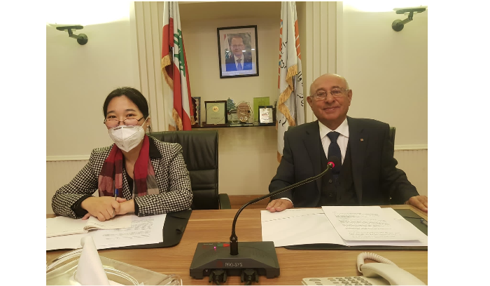 الملحقة التجارية الصينية زارت غرفة صيدا
صالح: نسعي لاستقطاب الاستثمارات الى لبنان