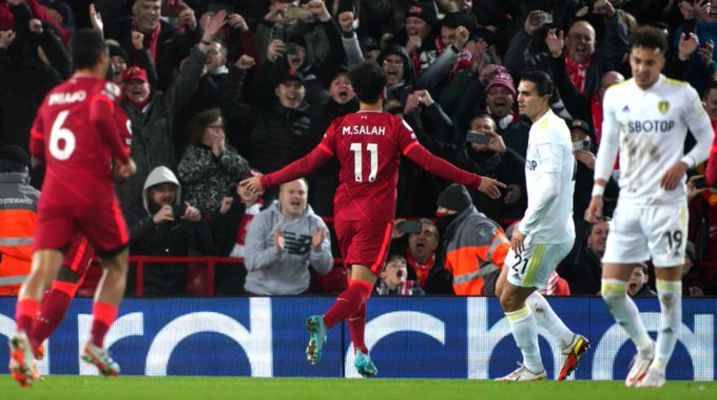 ليفربول يسحق ليدز وصلاح يدخل التاريخ