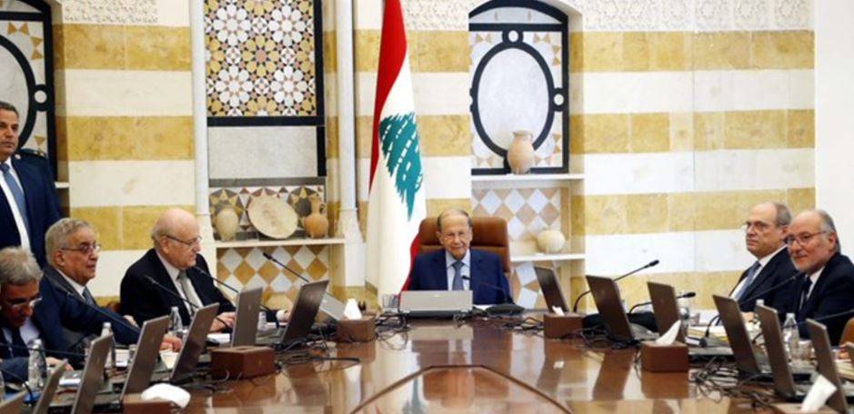 بدء جلسة مجلس الوزراء في قصر بعبدا