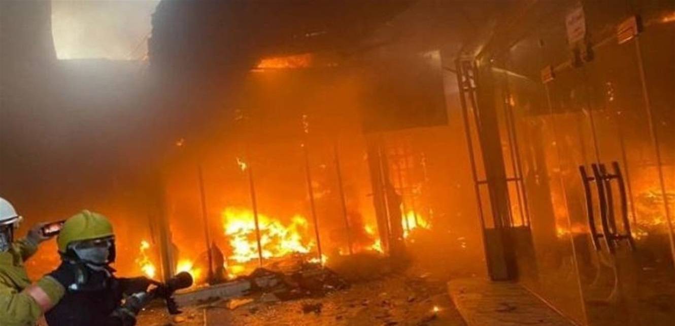 اندلاع حريق بمستشفى في كربلاء يسفر عن وقوع إصابات