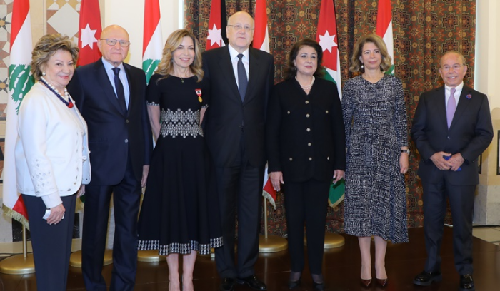 ميقاتي قلّد الأميرة غيداء وسام
استحقاق مُذهّباً بإسم رئيس الجمهوريّة