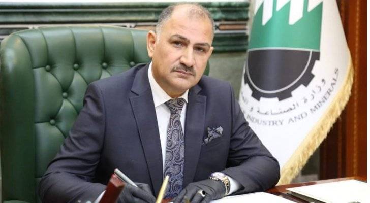 وزير الصناعة العراقي في بيروت الأحد