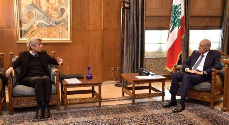 فياض التقى برّي: خطة الكهرباء رفعت لمجلس الوزراء للبت بها سريعًا