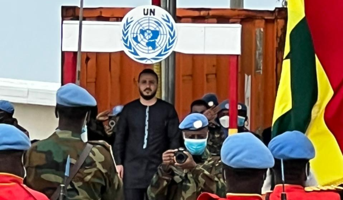 جعفر شارك الكتيبة الغانيّة الإحتفال بعيد استقلال غانا