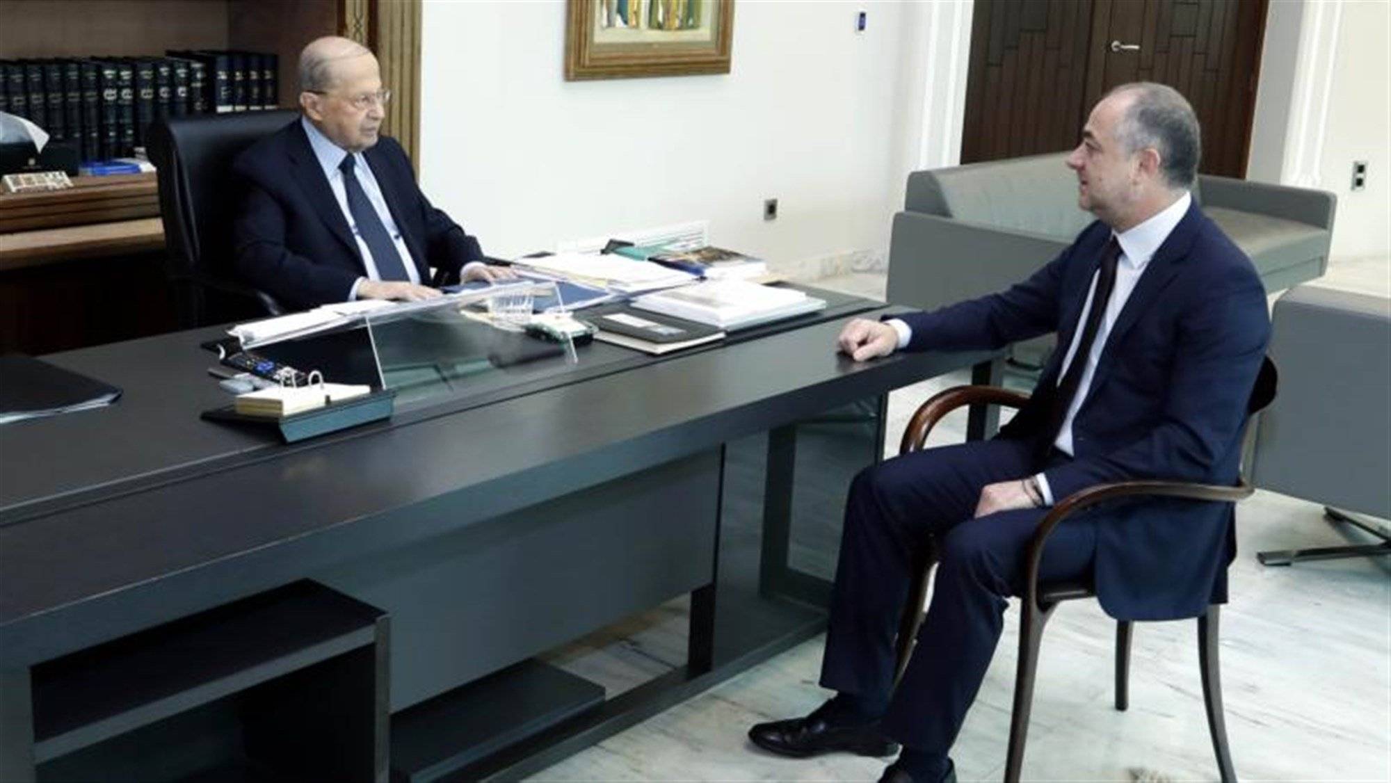 بو صعب زار عون: الرئيس متمسك بالحقوق اللبنانية ويضع مصلحة لبنان فوق كل اعتبار