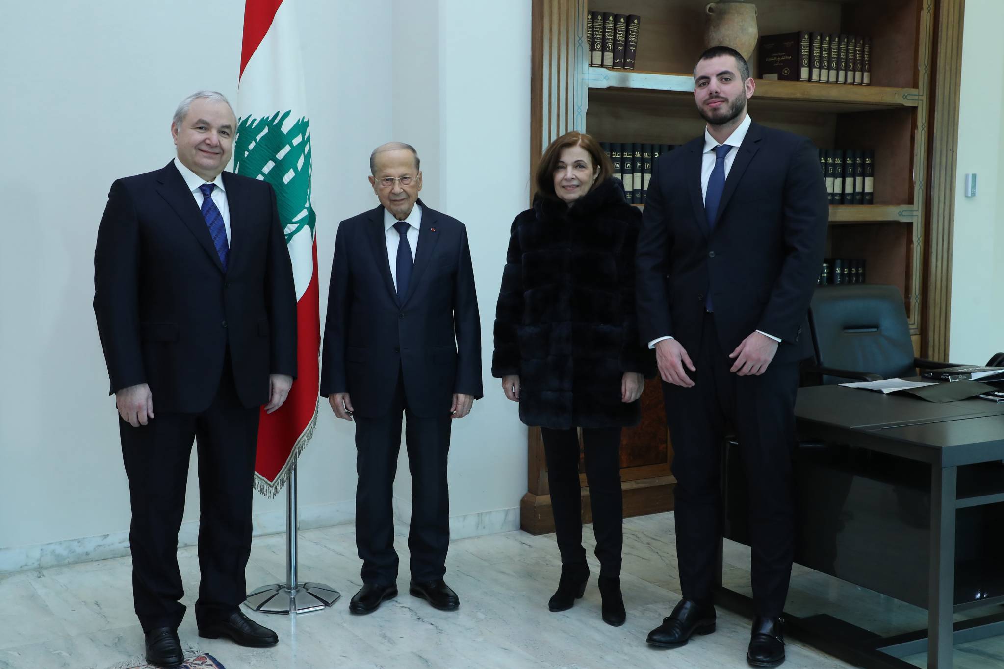 عون بحث الأوضاع الأمنية مع سليم وتلقى دعوة لحضور ذكرى وفاة المر