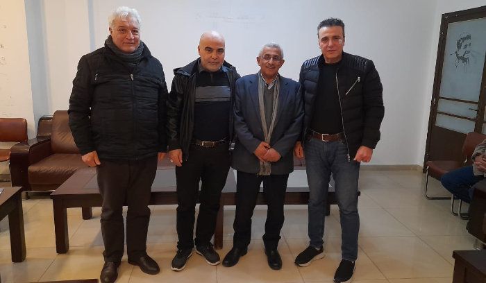 سعد استقبل وفداً من 