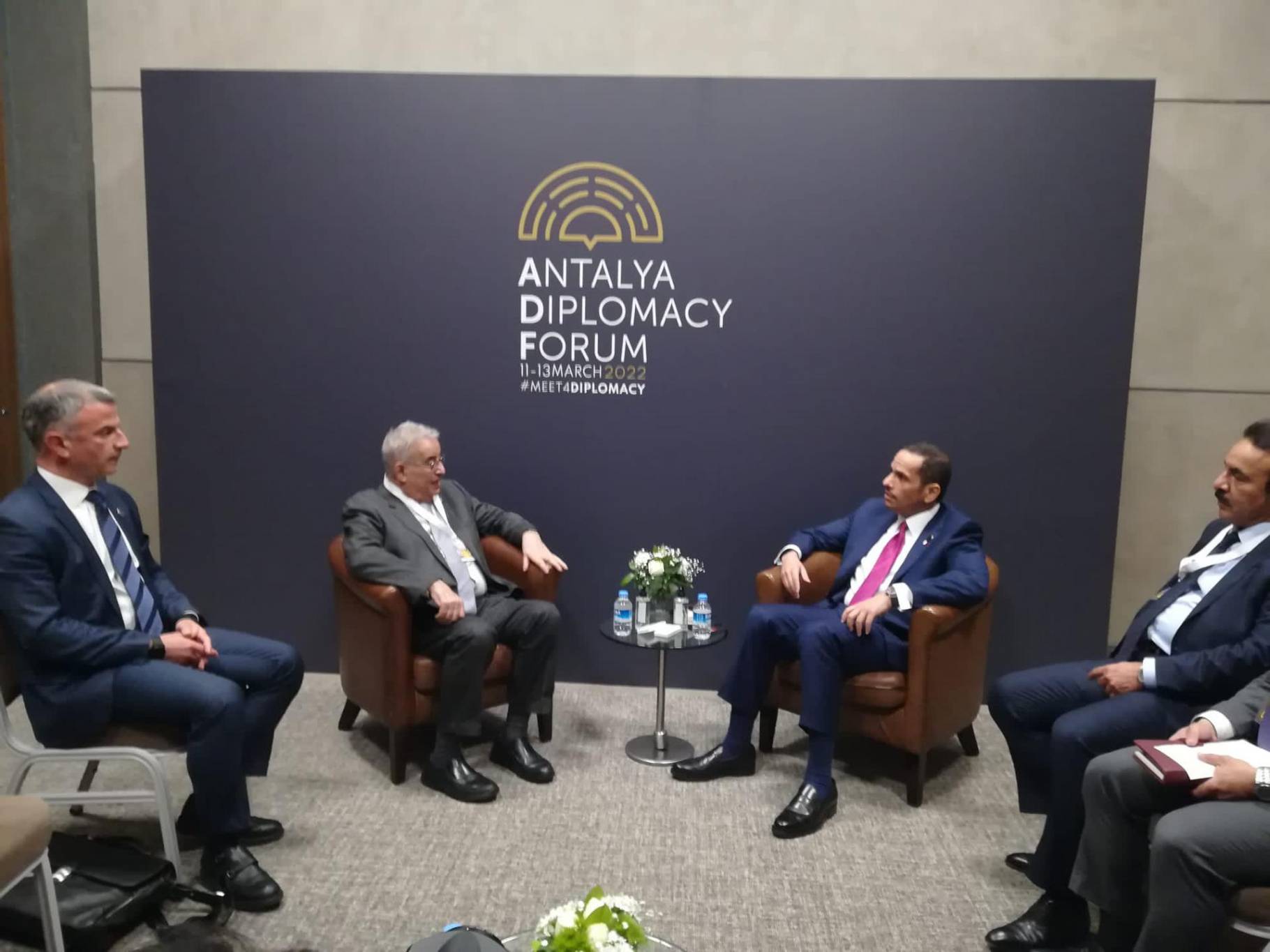 بوحبيب من منتدى أنطاليا الدبلوماسي: الحكومة اللبنانيّة
تبحث عن مصادر للحصول على القمح والنفط