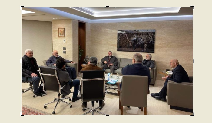 حسن خليل بحث في أزمة
المياه في قضاء مرجعيون
