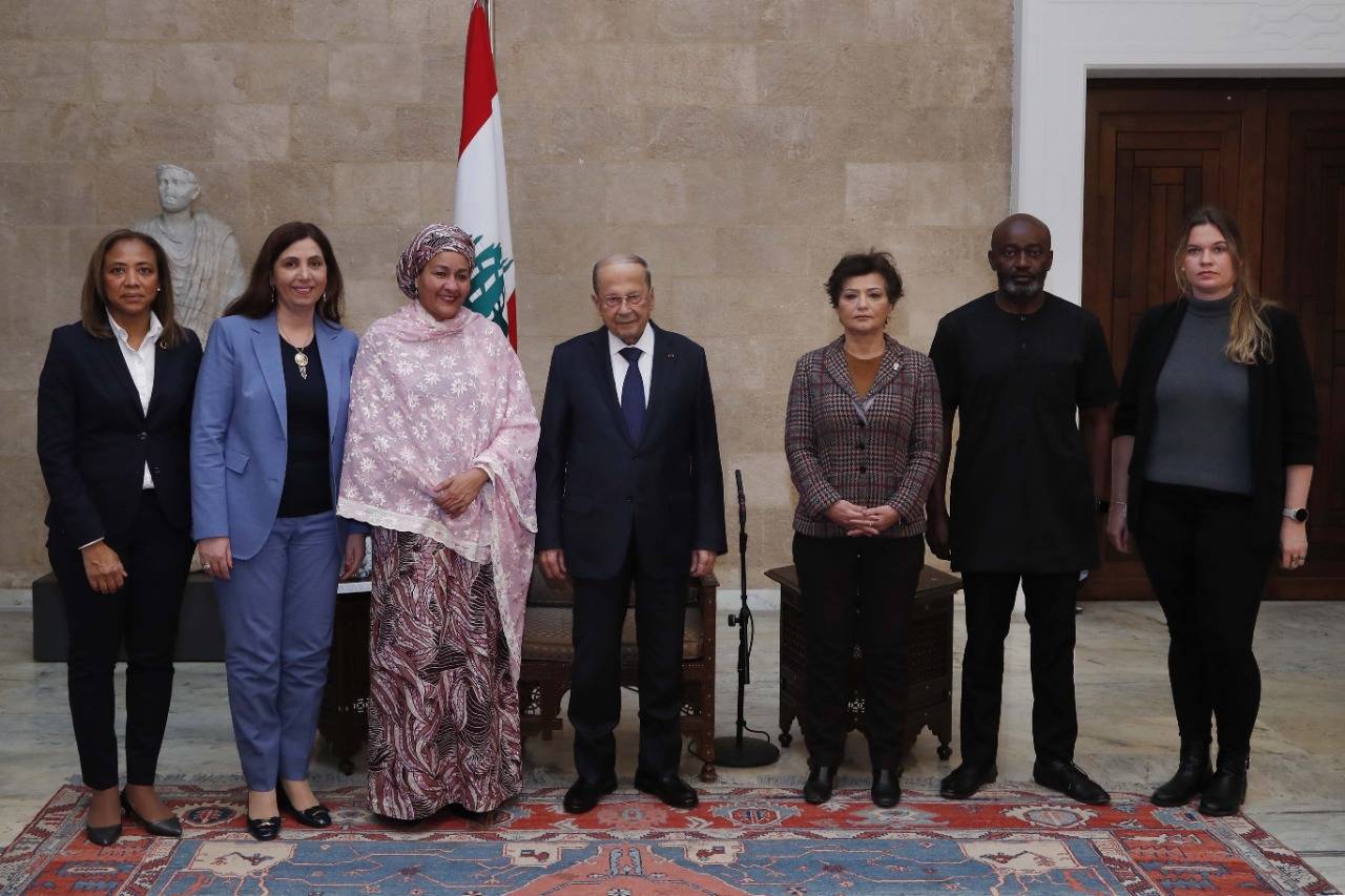 الرئيس عون يستقبل حاجة