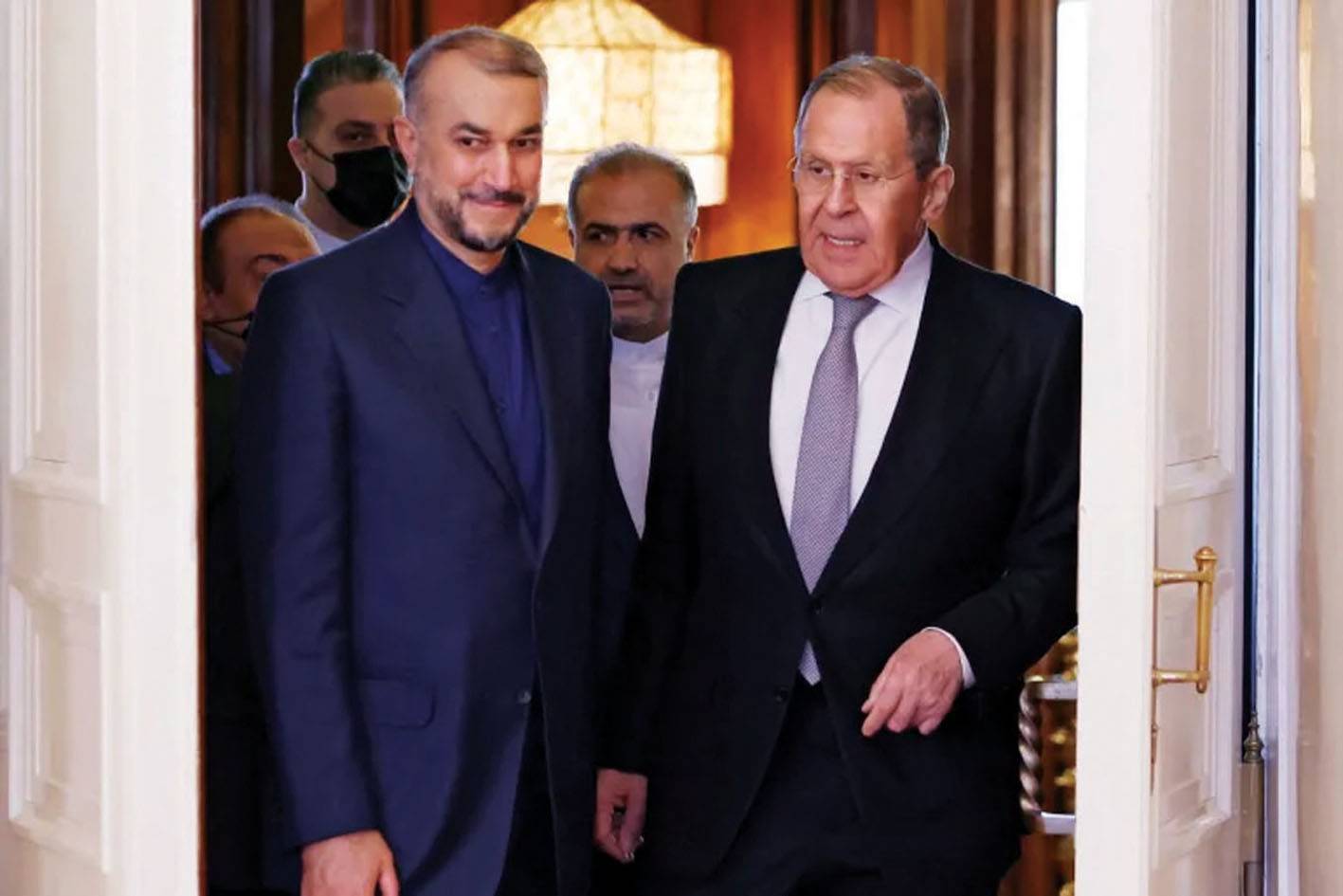 النووي الايراني... لافروف: حصلنا على «ضمانات خطية» من واشنطن
عبد اللهيان: لا صلة بين الأحداث في أوكرانيا ومفاوضات فيينا