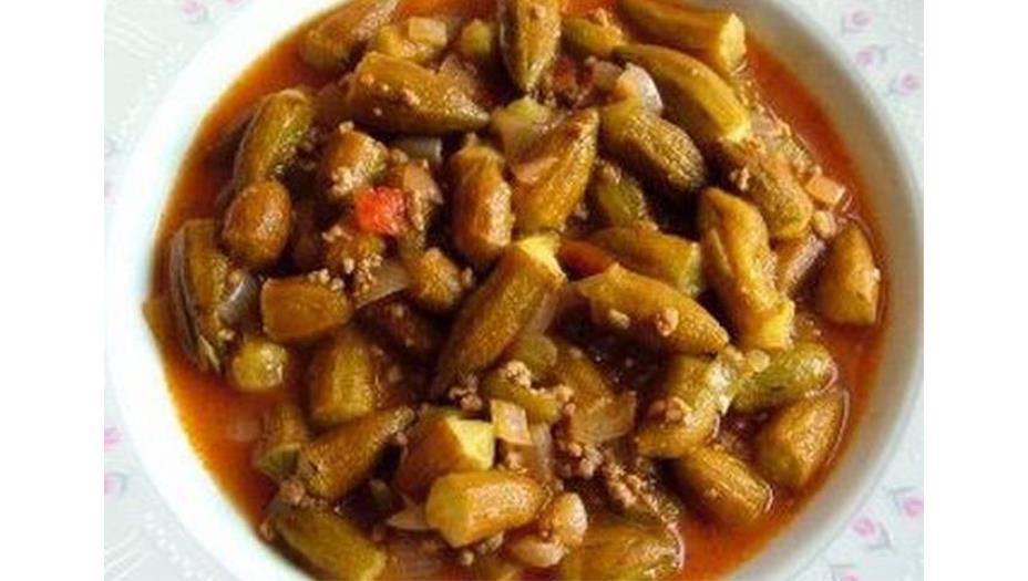 طريقة تحضير البامية بالأرز