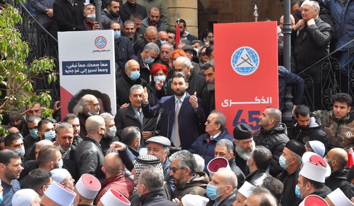 المختارة أحّيت الذكرى 45 لاستشهاد كمال جنبلاط
تيمور جنبلاط: سنقف في وجه المبشّرين بالجحيم
..وسنبني مع الشرفاء هذا الوطن من جديد