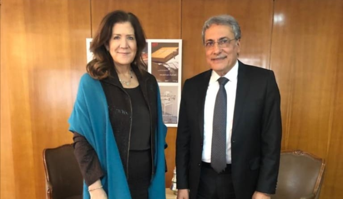 وزير العدل استقبل السفيرة الأميركيّة
وبحثا في تمويل مشاريع لقصور العدل