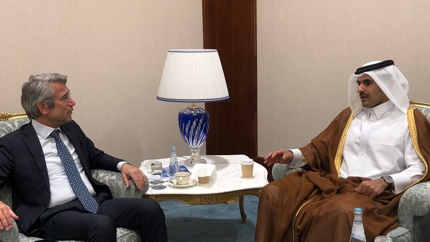 وليد فياض بحث امكانية مساعدة قطر للبنان في شؤون الطاقة
