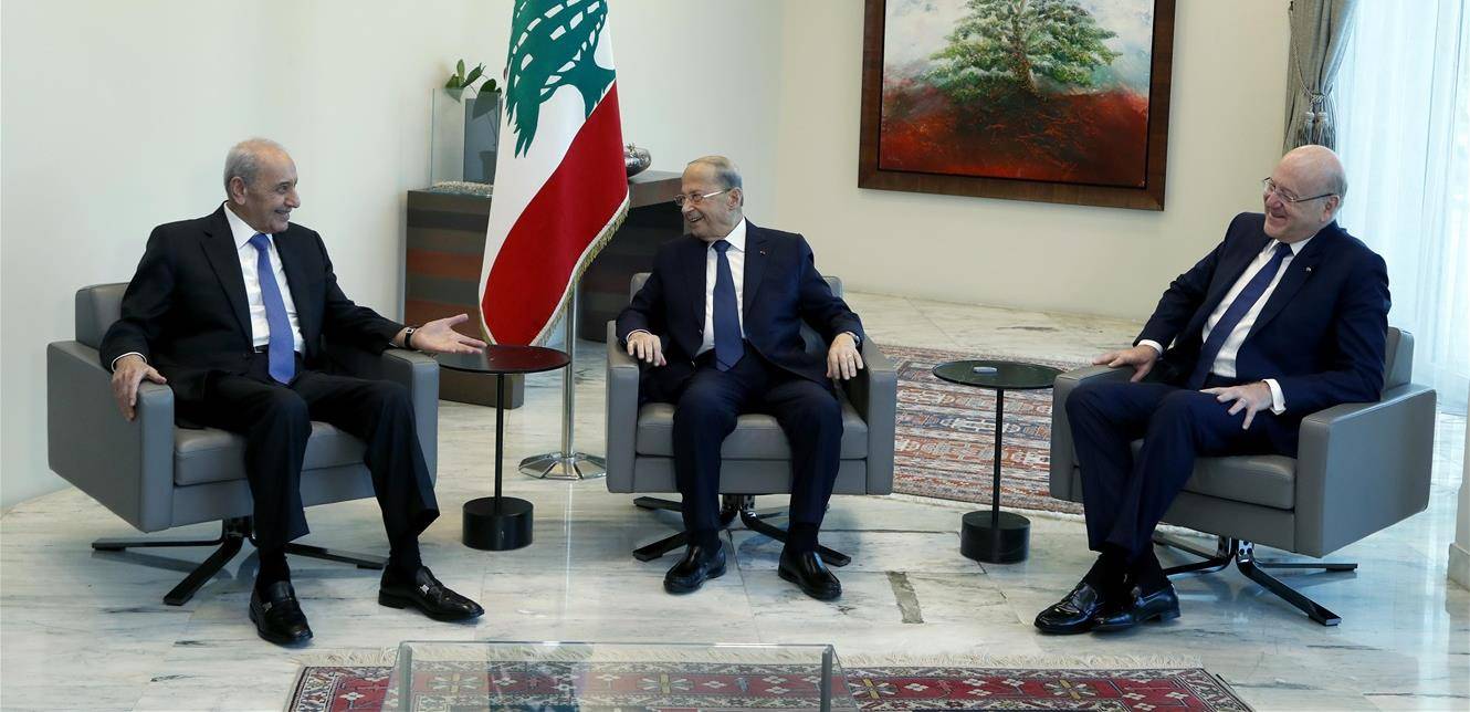 الاجتماع الثلاثي في بعبدا إنتهى.. وهذا ما تقرّر بموضوع ترسيم الحدود