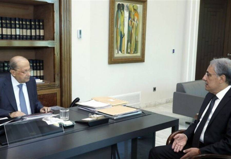 عون اطلع من وزير العدل على مداولات مجلس الوزراء ومستجدات الوضع القضائي