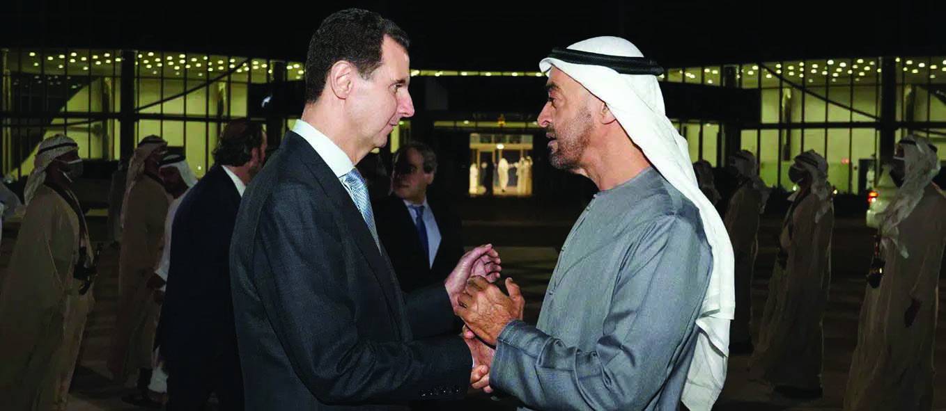 الأسد زار «الإمارات» والتقى بن زايد وبن راشد: تأكيد الحفاظ على وحدة الأراضي السورية وتعزيز التعاون