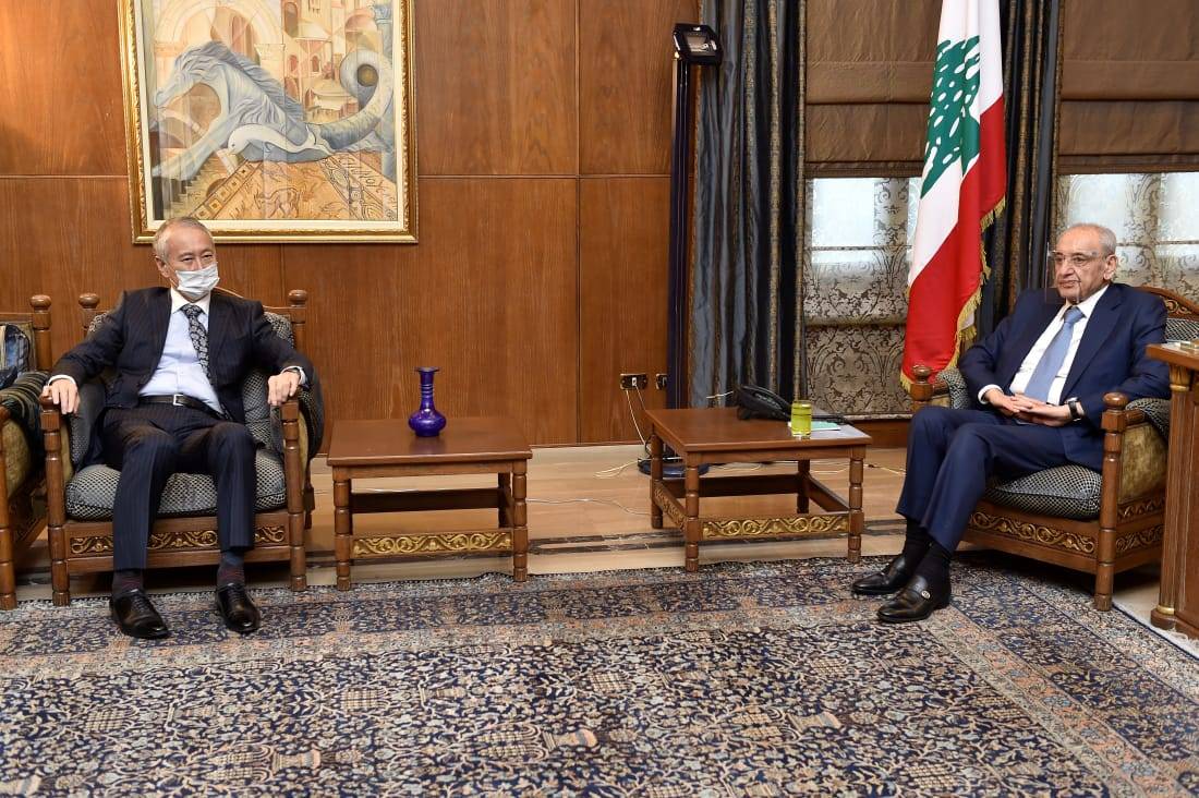 استقبل السفير الياباني وميلاني هاونشتاين
بري دعا الى جلسة للجان المشتركة اليوم
واجتماع لهيئة المكتب الخميس