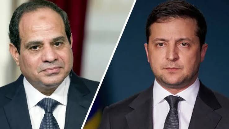زيلينسكي يشكر السيسي.. ومصر تدعم تسوية الأزمة الأوكرانية