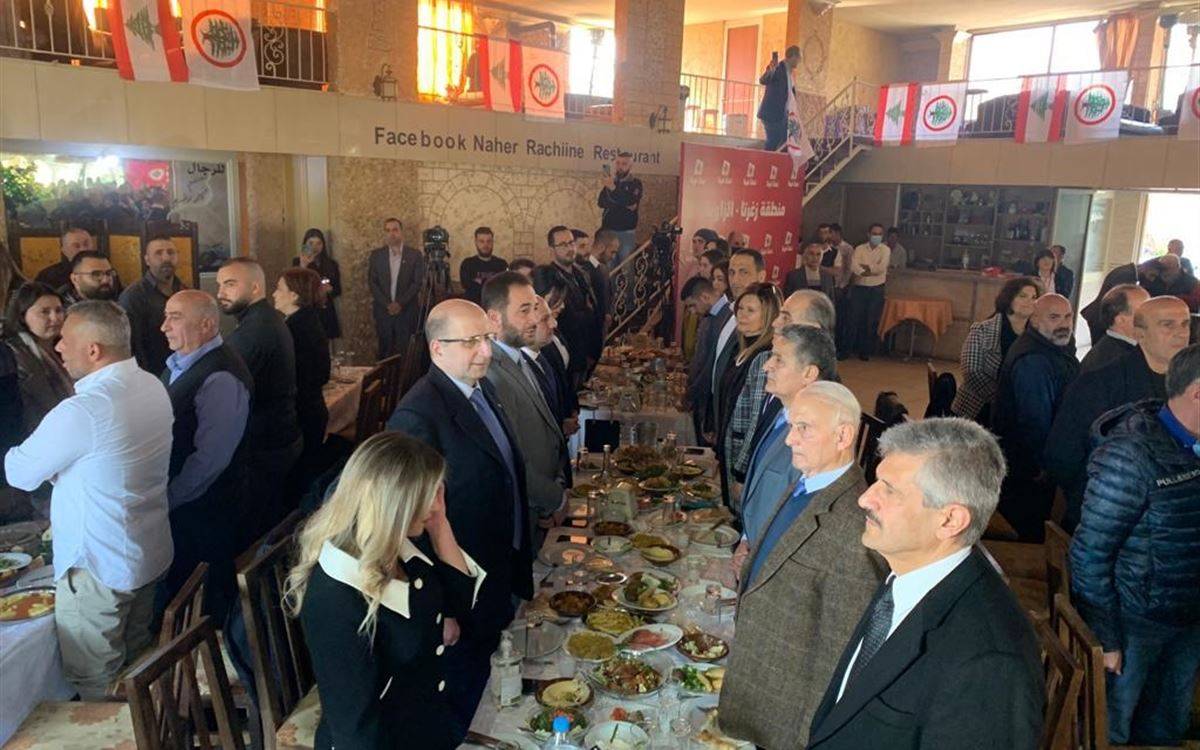 القوات اللبنانية أطلقت حملتها الإنتخابية في قضاء زغرتا
