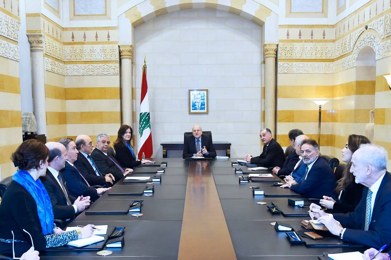 الوضع الاقتصادي على طاولة البحث بين ميقاتي ووفد الـ "تاسك فورس" بحضور شيا