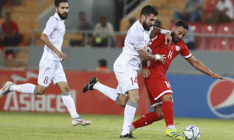 توقف المباراة بين لبنان وسوريا ..اليكم الاسباب