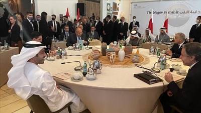 مؤتمر النقب: اتفاق على مواجهة إيران.. ووزراء عرب يدينون عملية الخضيرة