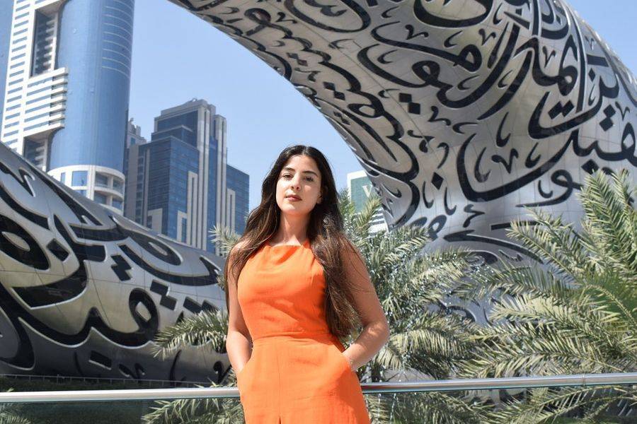 رهف عبد الله تحصل على الاقامة الذهبية في الامارات