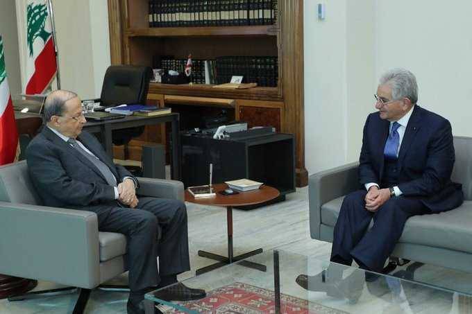 الأوضاع المصرفية محور لقاء عون وصفير وحبيب