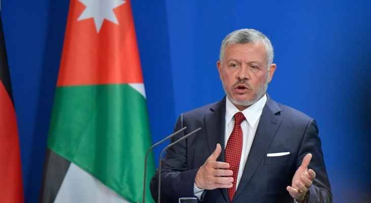 ملك الأردن أكد لبينيت أهمية التهدئة الشاملة بالأراضي الفلسطينية