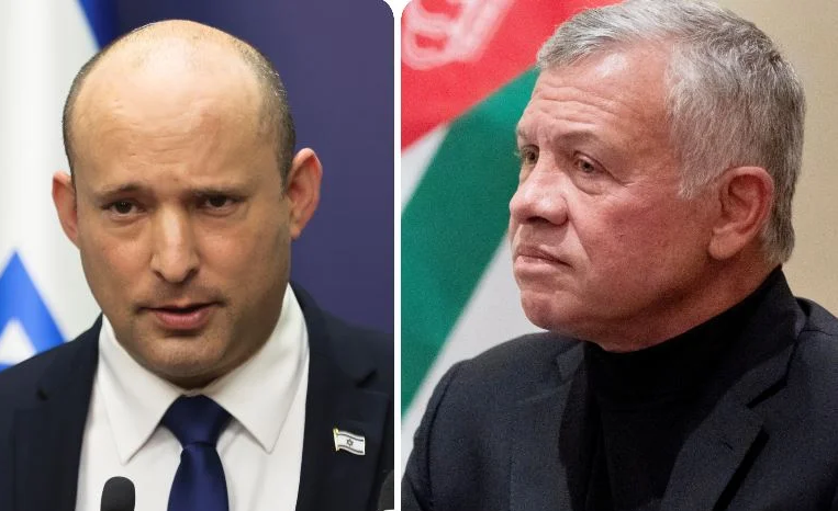 بينيت يتصل بالملك عبد الله الثاني.. ماذا دار بينهما؟