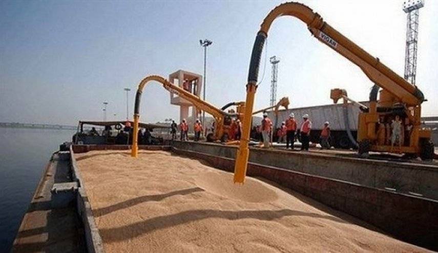 بعد تعرض باخرة قمح للرطوبة.. سيف يطمئن