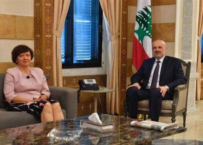 فرونتسكا في وزارة الداخلية.. وهذا ما بحثته مع مولوي