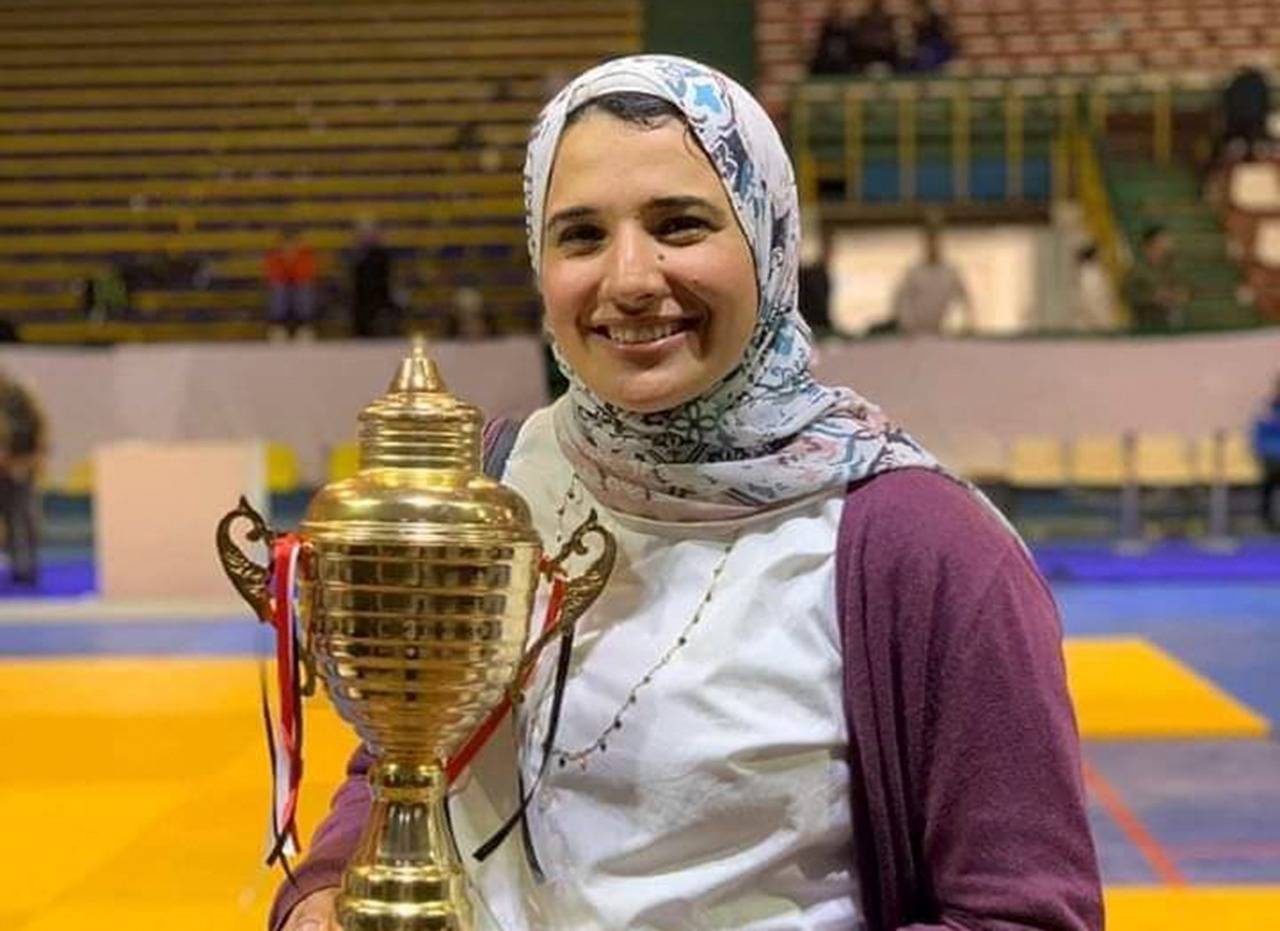 وفاة بطلة مصر في الجودو خلال مكالمة هاتفية مع والدتها