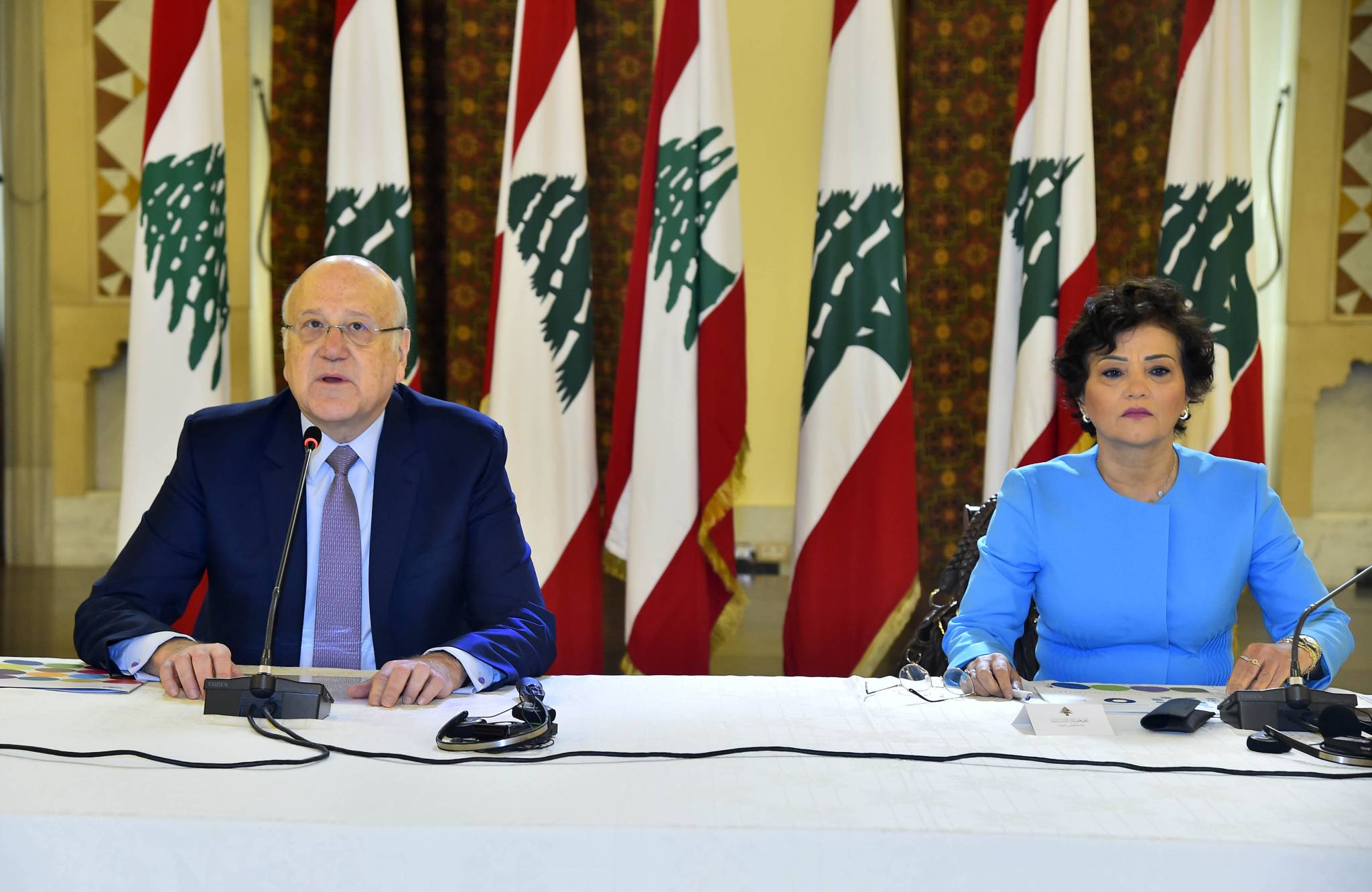إطلاق "الإطار الاستراتيجي لعمل الأمم المتحدة في لبنان"
ميقاتي: للعمل من أجل الاستثمار في التنمية
رشدي: لإجراء الإصلاحات وضبط الفساد وحماية القضاء