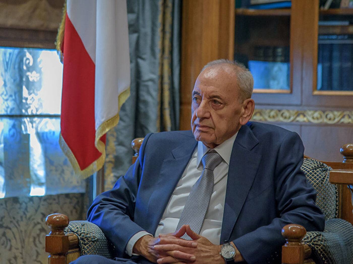تابع مع زواره في المصيلح شؤوناً عامة
بري تلقى برقيّة فاتيكانيّة حول
زيارة البابا الى لبنان في حزيران