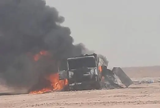 تعرّض قوافل تجارية جزائرية لقصف مغربي على الحدود مع موريتانيا
