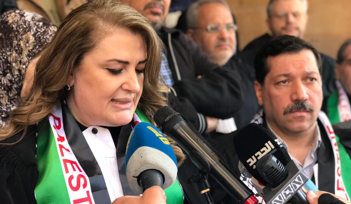 وقفة تضامنيّة مع فلسطين في نقابة محامي طرابلس
القوال: لدعم الفلسطينيين وملاحقة
قادة الاحتلال كإرهابيين أمام المحاكم