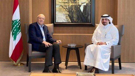 السفير القطري بضيافة ميقاتي
