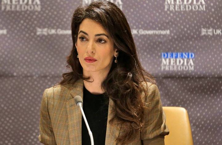 أمل كلوني تضغط في الأمم المتحدة من أجل العدالة في أوكرانيا