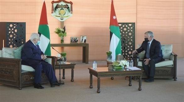 محمود عباس يلتقي الملك عبد الله الثاني في الأردن