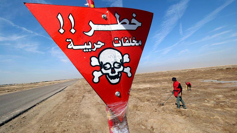 كم بلغ عدد القتلى جراء الألغام الأرضية في ليبيا؟