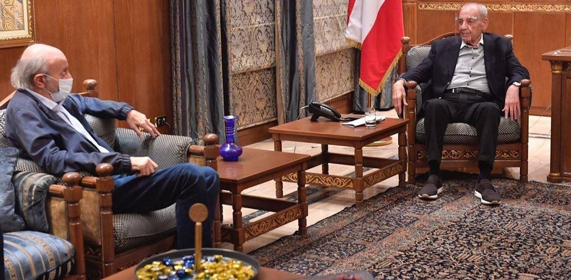 الأوضاع العامة محور لقاء بري وجنبلاط