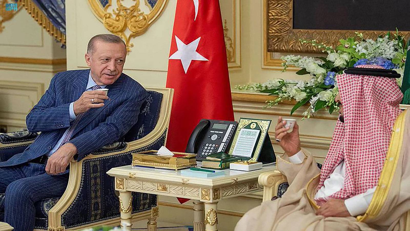 علام أكد أردوغان خلال زيارته الى السعودية؟