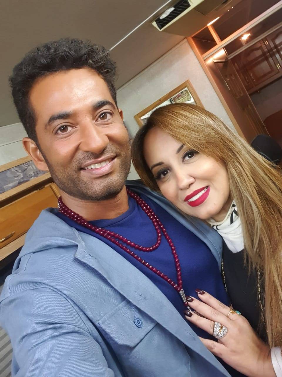 أحدث ظهور لزوجة عمرو سعد في كواليس 