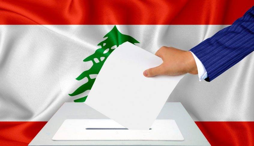كم بلغت نسبة الموظفين المقترعين  في دائرة البقاع الثالثة؟