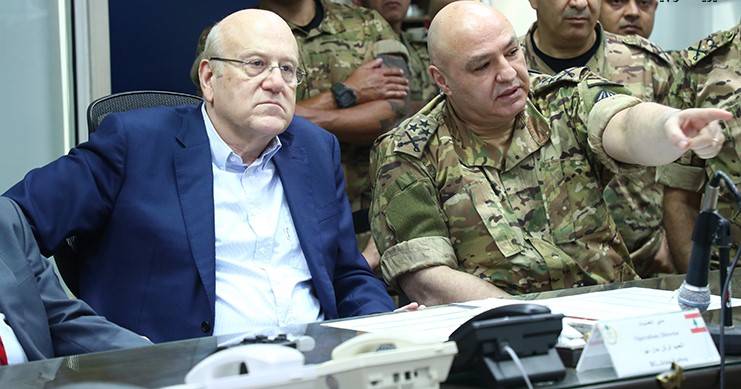 ميقاتي: الدولة قادرة والأمور مضبوطة والفضل يعود إلى القوى الأمنية وبخاصة الجيش