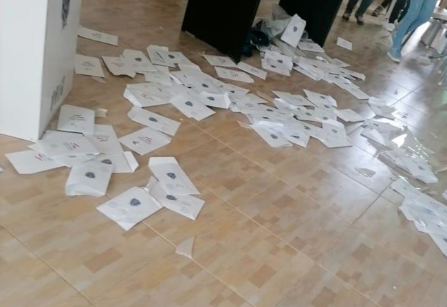 إشكال وتكسير صناديق الاقتراع في عكار